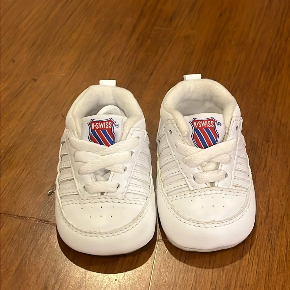 K Swiss Crib 5 Stripe shoes sneakers new Infant Baby Boys Girls booties Size 1